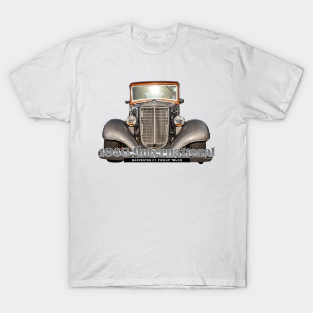 1936 International Harvester C1 Pickup Truck T-Shirt by Gestalt Imagery